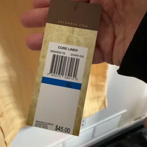 The Havanera Co Sahara Sun Button Down Shirt. XL NWT. - Picture 6 of 8